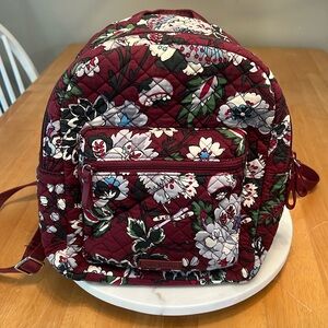 Vera Bradley Miniature Backpack - Bordeaux Blooms
